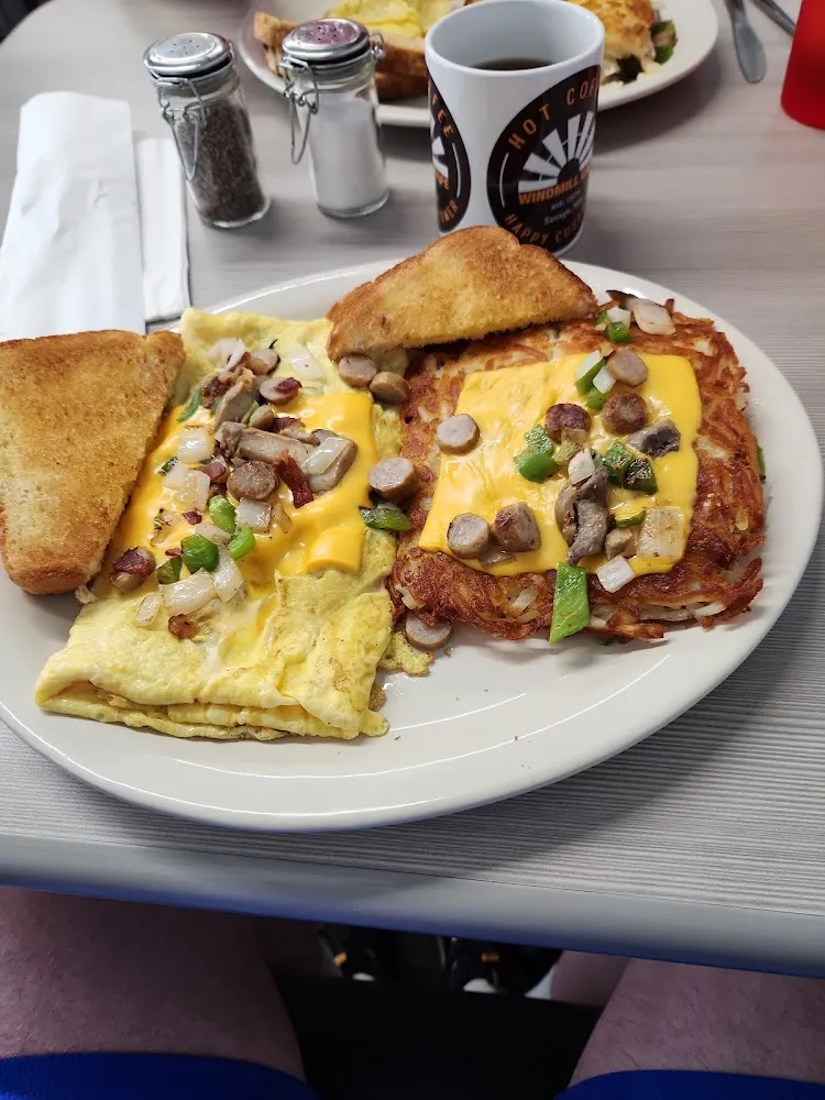 Newbower Omelette and Gourmet Hash Browns