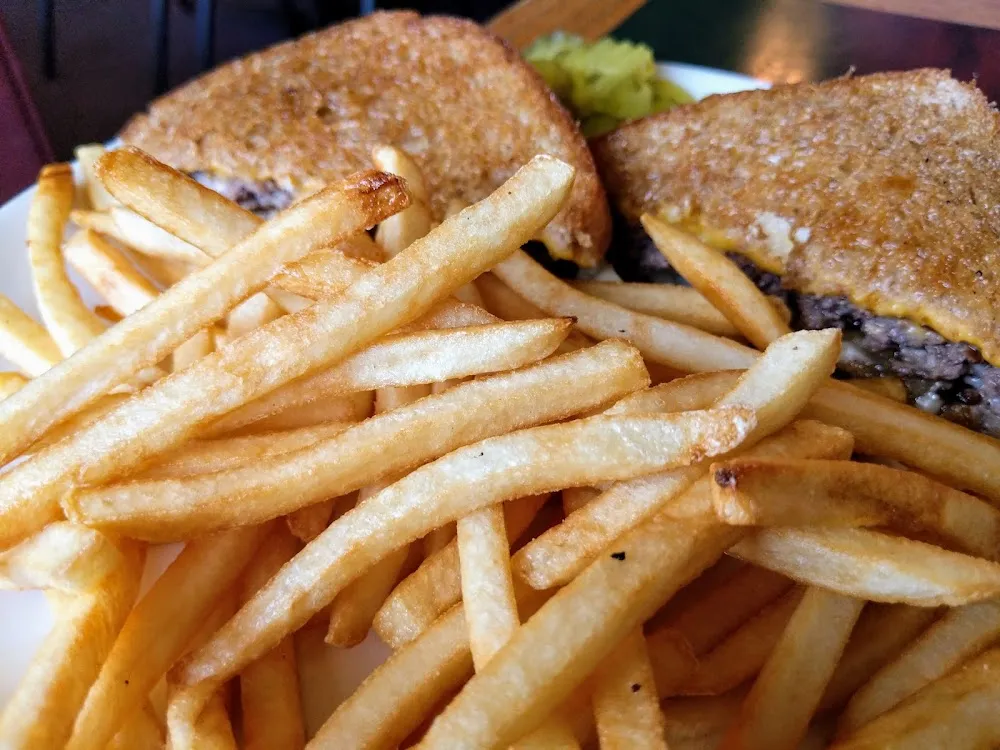 Patty Melt and Fries