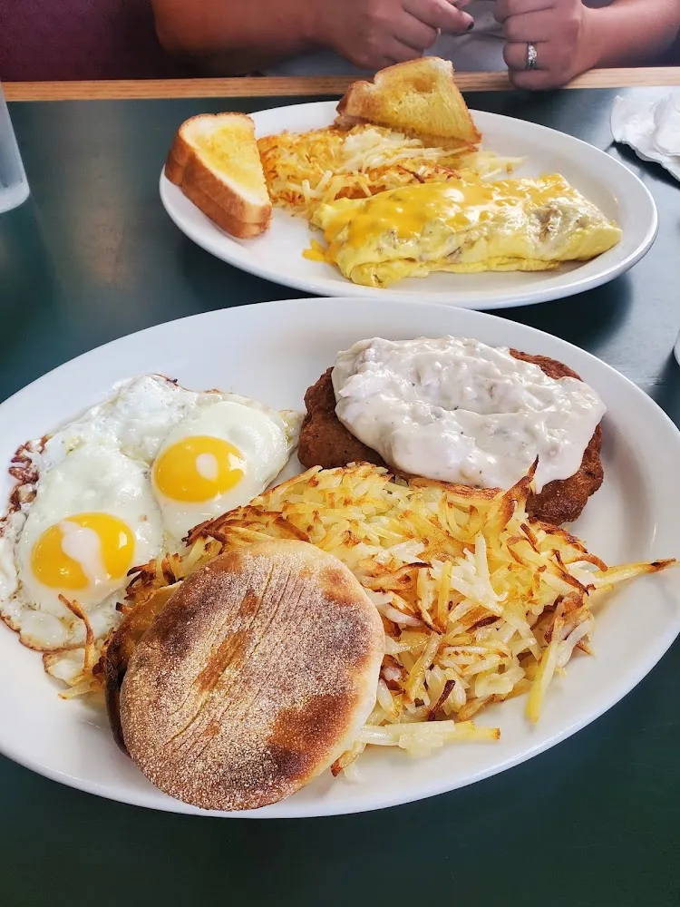 Two Eggs Hash Browns & Toast